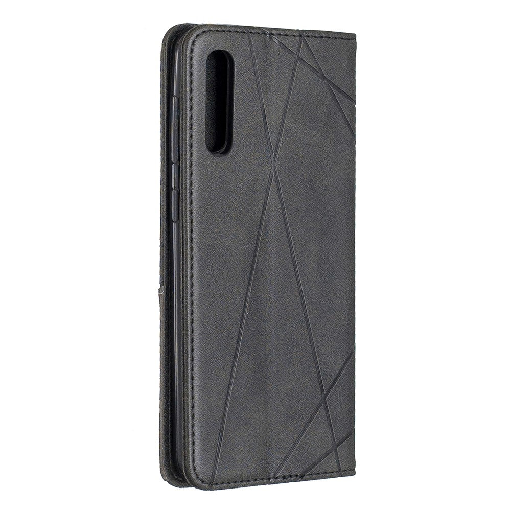 Geometric Pattern Leather Phone Case with Stand for Samsung Galaxy A50 / A50s / A30s
