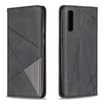 Geometric Pattern Leather Phone Case with Stand for Samsung Galaxy A50 / A50s / A30s