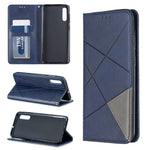Geometric Pattern Leather Phone Case with Stand for Samsung Galaxy A50 / A50s / A30s