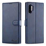 AZNS Leather Wallet Phone Shell for Samsung Galaxy Note 10 Plus / Note 10 Plus 5G