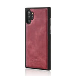 DG.MING telefoncover til Samsung Galaxy Note 10 Plus / Note 10 Plus 5G aftageligt 2-i-1 pung splatlæder + PC-bagcover