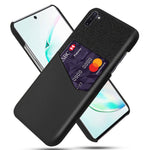 Bagcover i PU-læder med kortlomme til Galaxy Note 10