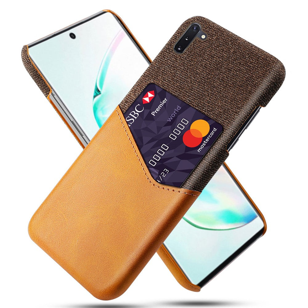 Bagcover i PU-læder med kortlomme til Galaxy Note 10