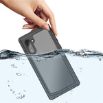 REDPEPPER IP68 Waterproof Protection Phone Case Covering for Samsung Galaxy Note 10 [Support Fingerprint Unlock] [Clear Back]