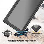 REDPEPPER IP68 Waterproof Protection Phone Case Covering for Samsung Galaxy Note 10 [Support Fingerprint Unlock] [Clear Back]