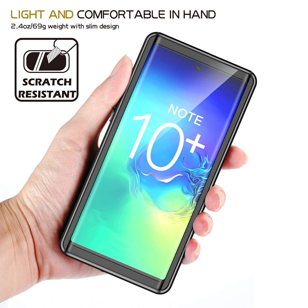 REDPEPPER IP68 vandtæt telefoncover til Samsung Galaxy Note 10 Plus [understøtter fingeraftryksoplåsning] [klar bagside]