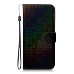 For Samsung Galaxy A80 / A90 Clean Color Flower Pattern Wallet Stand Leather Phone Cover Protective Phone Case with Lanyard