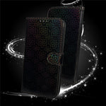 For Samsung Galaxy A80 / A90 Clean Color Flower Pattern Wallet Stand Leather Phone Cover Protective Phone Case with Lanyard