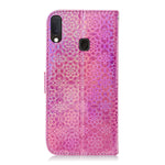 Phone Case for Samsung Galaxy A20e Flower Pattern TPU + PU Leather Stand Wallet Phone Cover Shell