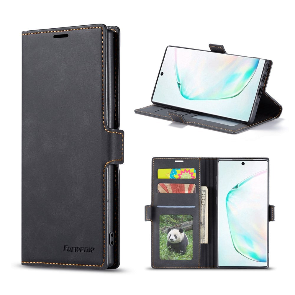 FORWENW Fantasy Series Silky Touch Leather Wallet Case for Samsung Galaxy Note 10 Plus/10 Plus 5G