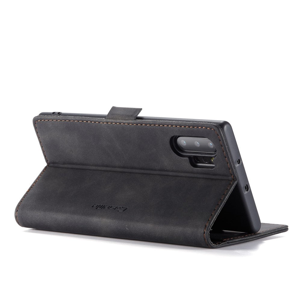 CASEME 013 Series Auto-absorbed Flip Leather Wallet Shell for Samsung Galaxy Note 10 Plus/10 Plus 5G