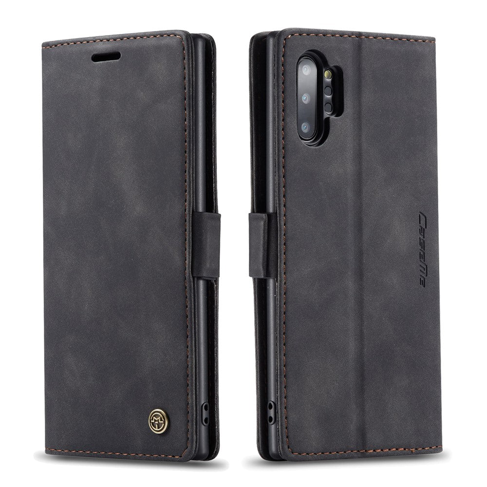 CASEME 013 Series Auto-absorbed Flip Leather Wallet Shell for Samsung Galaxy Note 10 Plus/10 Plus 5G