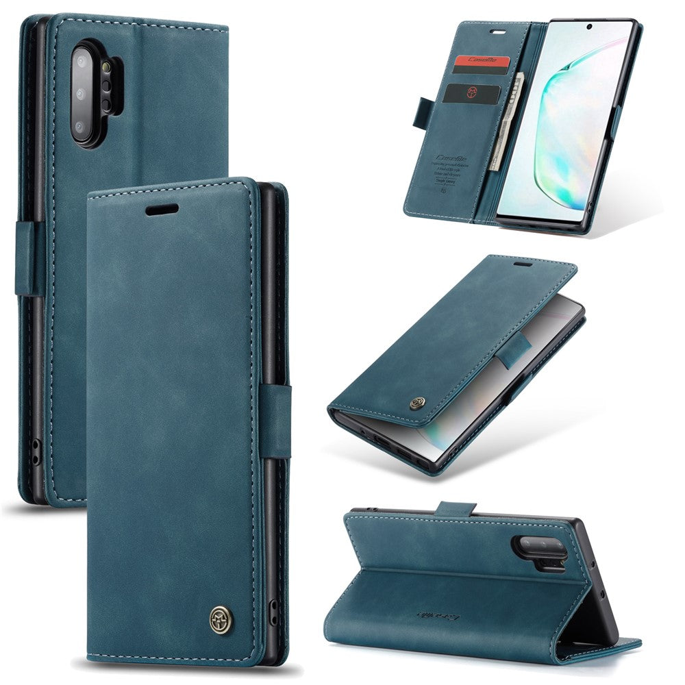 CASEME 013 Series Auto-absorbed Flip Leather Wallet Shell for Samsung Galaxy Note 10 Plus/10 Plus 5G