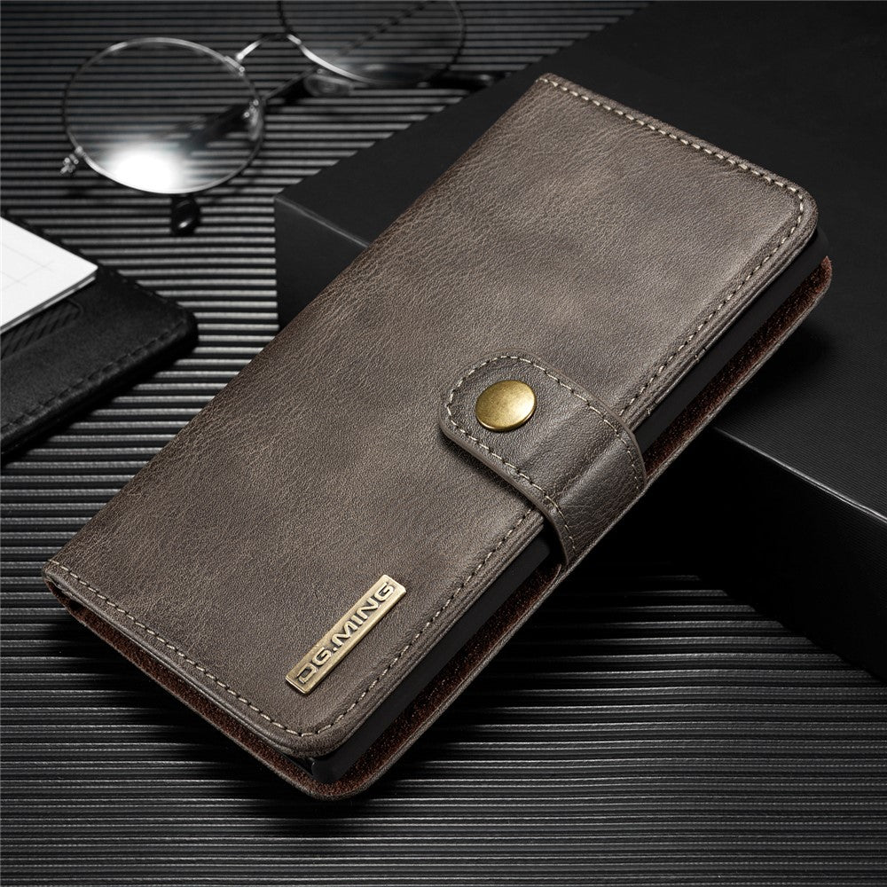 DG.MING Aftageligt pung-cover i splitlæder + PC-hardcase til Samsung Galaxy Note 10 / Note 10 5G