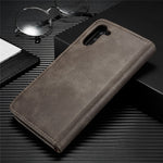 DG.MING Aftageligt pung-cover i splitlæder + PC-hardcase til Samsung Galaxy Note 10 / Note 10 5G