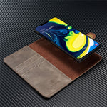 DG.MING Aftageligt pung-cover i splitlæder + PC-hardcase til Samsung Galaxy Note 10 / Note 10 5G
