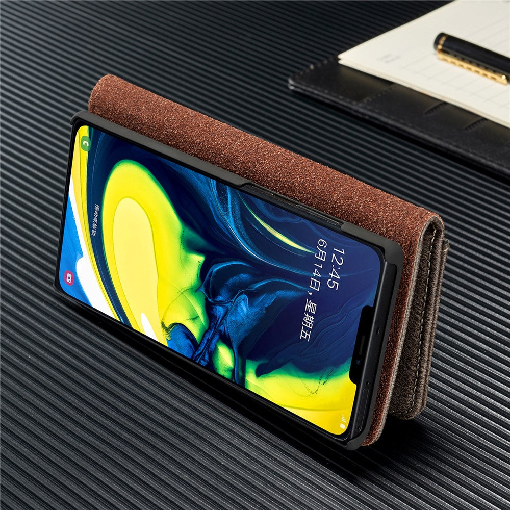 DG.MING Aftageligt pung-cover i splitlæder + PC-hardcase til Samsung Galaxy Note 10 / Note 10 5G
