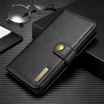 DG.MING Aftageligt pung-cover i splitlæder + PC-hardcase til Samsung Galaxy Note 10 / Note 10 5G