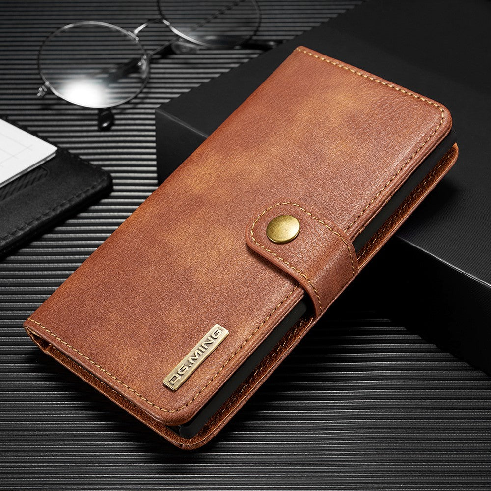 DG.MING Aftageligt pung-cover i splitlæder + PC-hardcase til Samsung Galaxy Note 10 / Note 10 5G