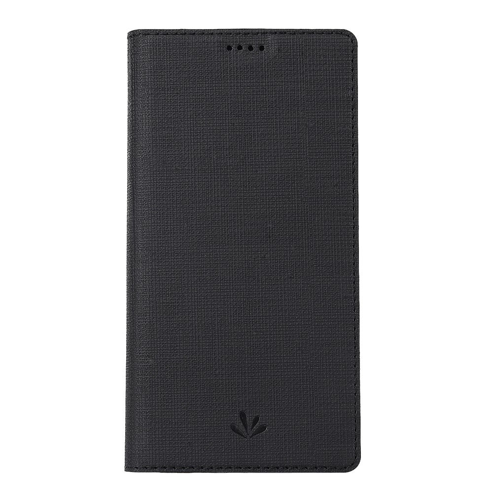 VILI DMX Cross Texture Stand Læderetui med kortholder til Samsung Galaxy Note 10 Plus / Note 10 Plus 5G