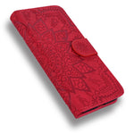 Imprint Flower Magnetic Leather Wallet Case for Samsung Galaxy Note 10 Plus/10 Plus 5G