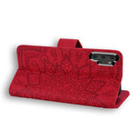 Imprint Flower Magnetic Leather Wallet Case for Samsung Galaxy Note 10 Plus/10 Plus 5G