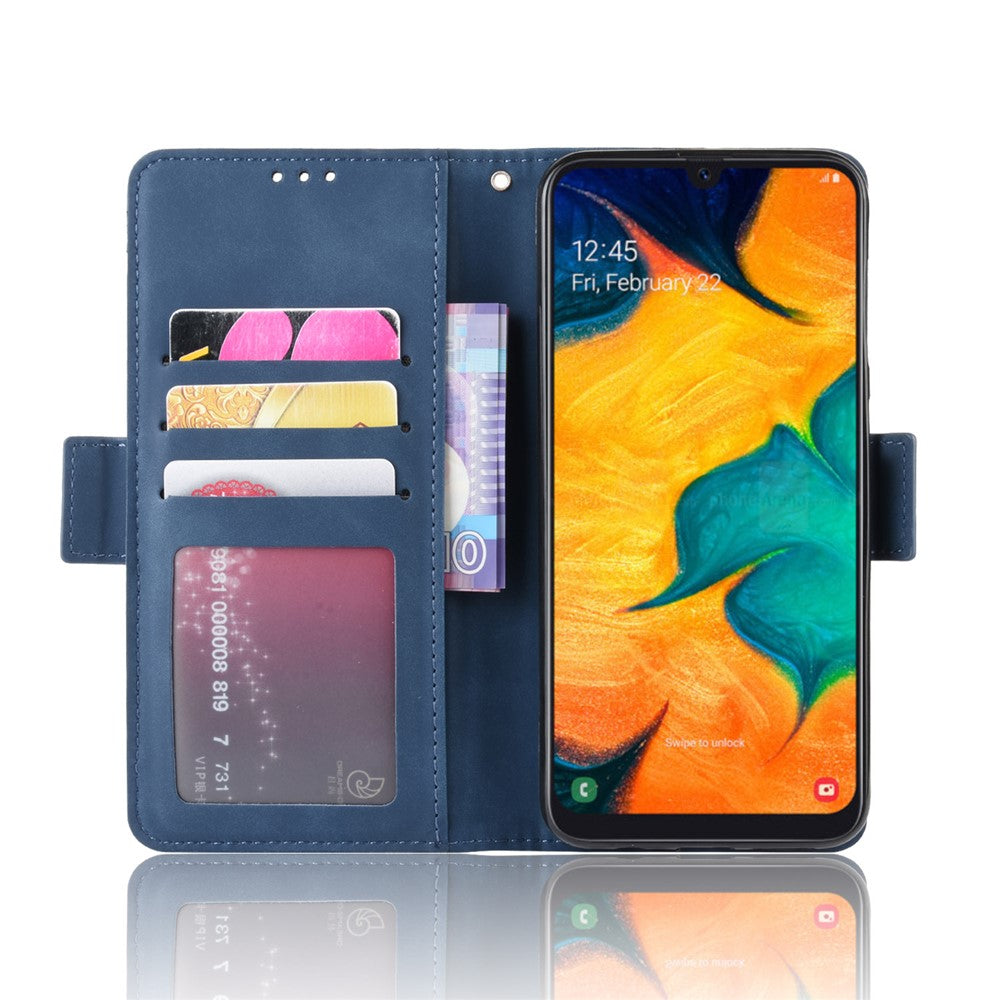 Leather Mobile Phone Cover Case with Multiple Card Slots for Samsung Galaxy A40
