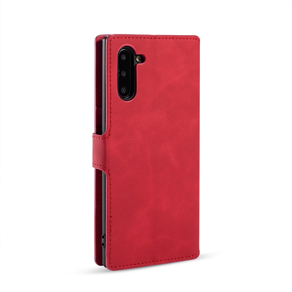 DG.MING Retro Style Læder Pung Stativ Etui til Samsung Galaxy Note 10/Note 10 5G