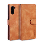 DG.MING Retro Style Læder Pung Stativ Etui til Samsung Galaxy Note 10/Note 10 5G