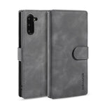 DG.MING Retro Style Læder Pung Stativ Etui til Samsung Galaxy Note 10/Note 10 5G