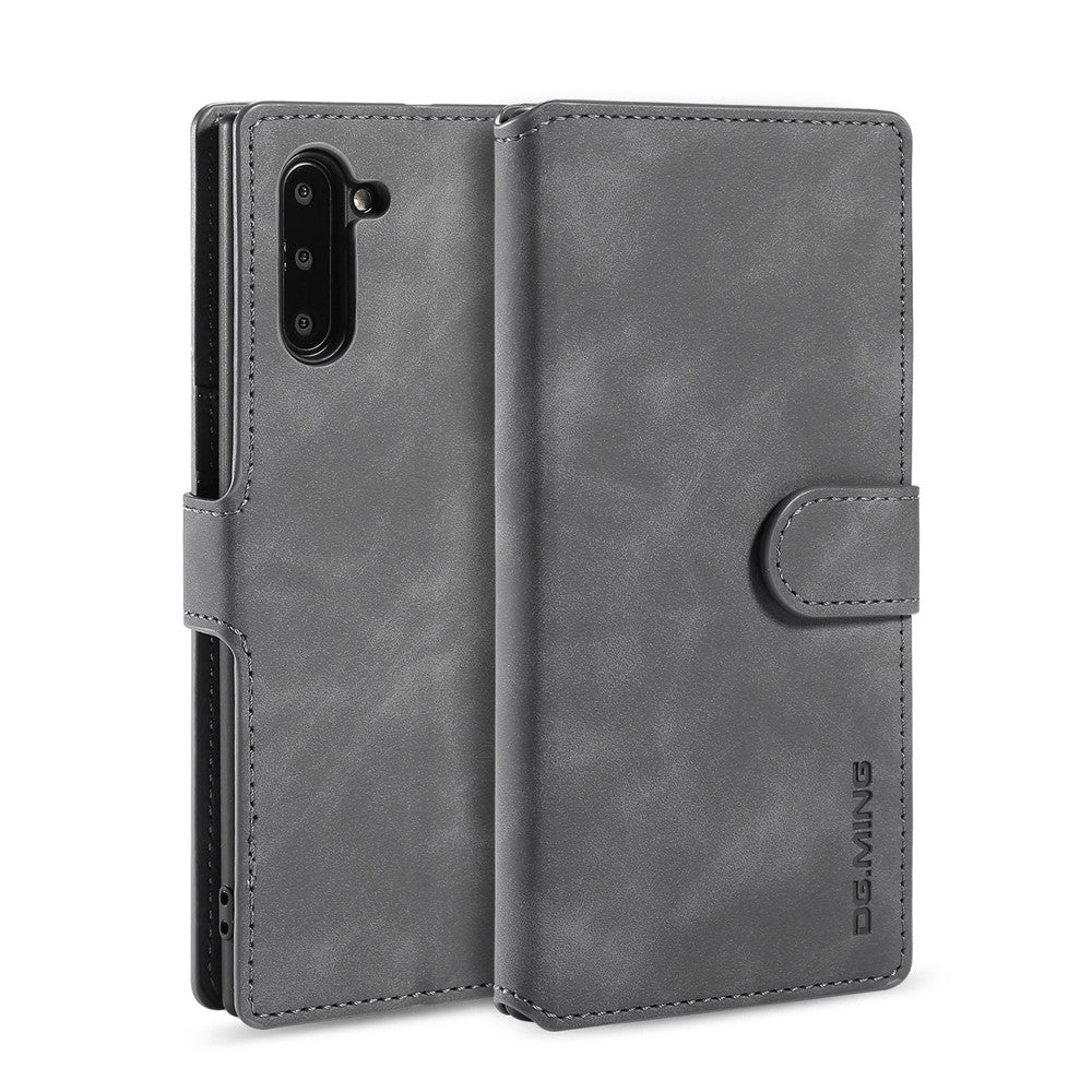 DG.MING Retro Style Læder Pung Stativ Etui til Samsung Galaxy Note 10/Note 10 5G
