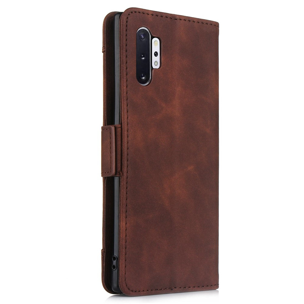 Leather Wallet Stand Phone Cover with Multiple Card Slots for Samsung Galaxy Note 10 Plus 5G/10 Plus