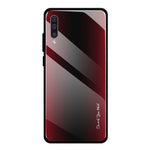 Carbon Fibre Texture Glass Back + TPU Hybrid Case for Samsung Galaxy A50/A50s/A30s
