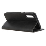 Auto-absorbed Stand Wallet Split Leather Phone Protection Case for Samsung Galaxy A50/A50s/A30s