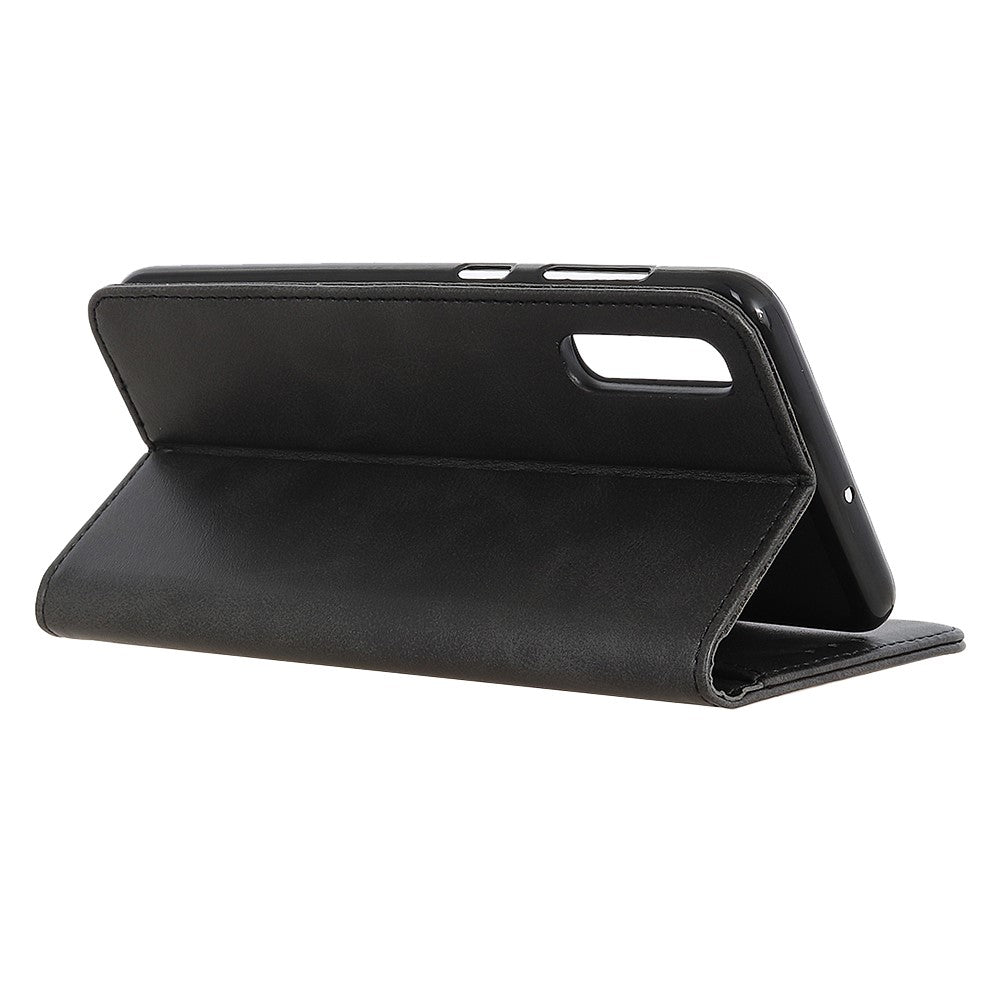 Auto-absorbed Stand Wallet Split Leather Phone Protection Case for Samsung Galaxy A50/A50s/A30s