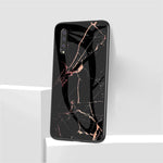 Hærdet glas PC + TPU-telefoncover med marmormønster til Samsung Galaxy A50/A50s/A30s