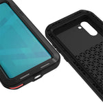 LOVE MEI Dust-proof Shock-proof Splash-proof Case with Tempered Glass for Samsung Galaxy Note 10 / Note 10 5G