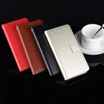 Crazy Horse Skin Wallet Leather Protective Cover with Stand for Samsung Galaxy A20s