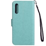 Imprint Sakura Cat Leather Cover for Samsung Galaxy A50 / A30s / A50s