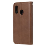 For Samsung Galaxy A20e Case 2 in 1 Detachable Magnetic Leather Wallet Mobile Cover with Strap