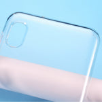 Transparent mjukt TPU-skal med halkfri insida för Samsung Galaxy A10