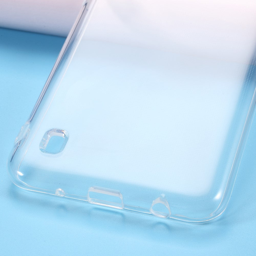 Transparent mjukt TPU-skal med halkfri insida för Samsung Galaxy A10