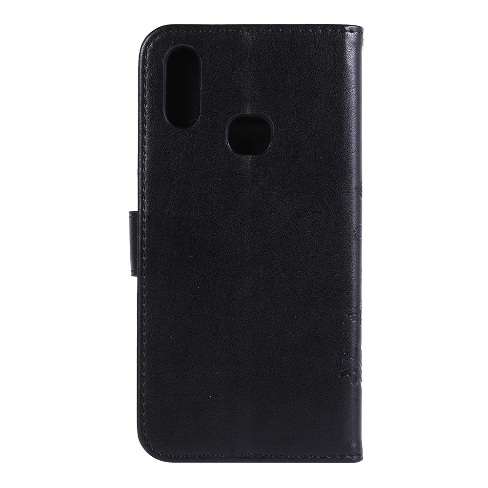 Imprint Butterscotch Plånboksfodral med Flip-funktion i Läder för Samsung Galaxy A10s