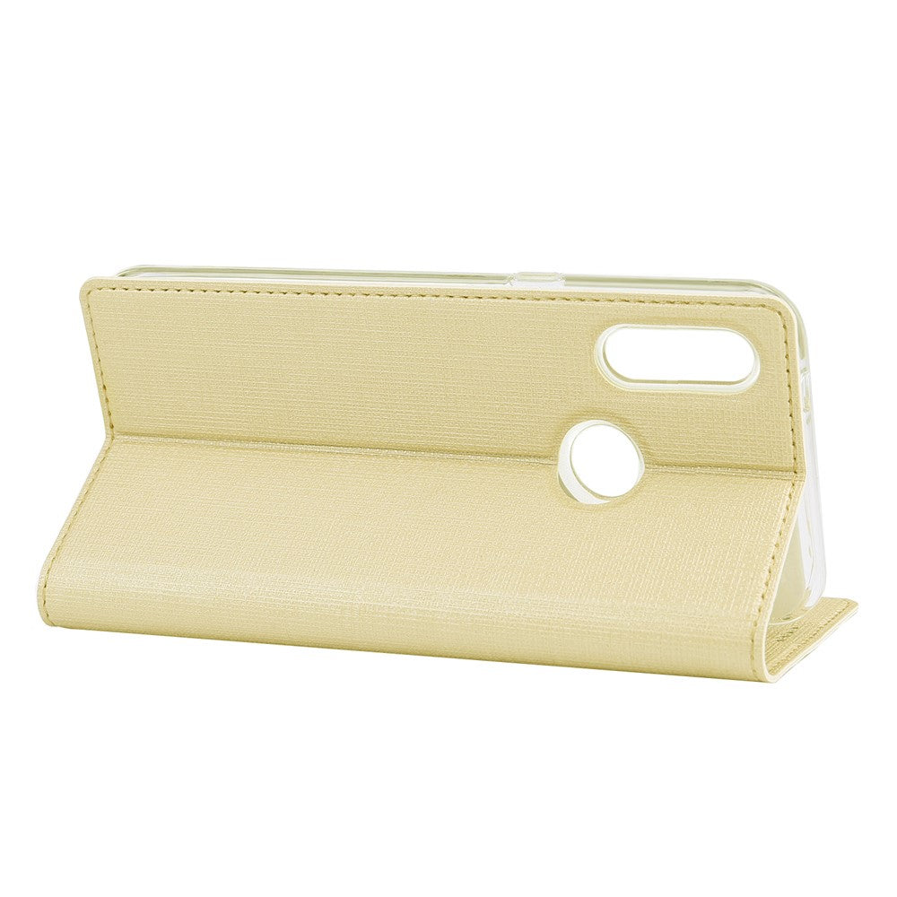 VILI DMX Cross Texture Stand Läderfodral till Samsung Galaxy A10s