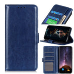 Til Samsung Galaxy A51 4G Telefoncover Taske Stativ Funktion Crazy Horse Tekstur Læder Flip Wallet Telefon Folio Cover