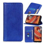 Självabsorberande Litchi Texture Split Leather Plånboksfodral för Samsung Galaxy A51