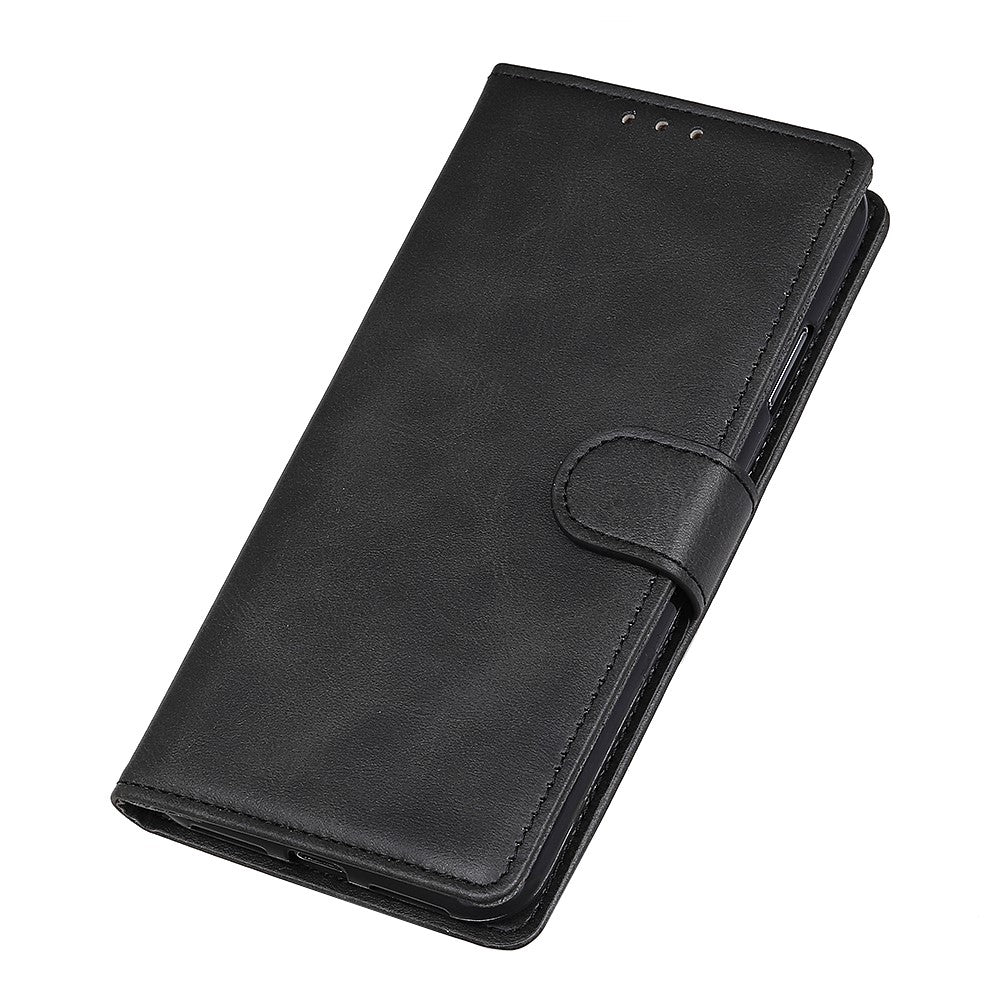 Til Samsung Galaxy A51 Beskyttende Telefoncover Stødsikkert Pung Støtteben Cover Tofarvet Læderskal