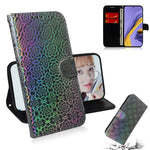 Pure Color Leather Phone Case with Wallet Stand for Samsung Galaxy A51