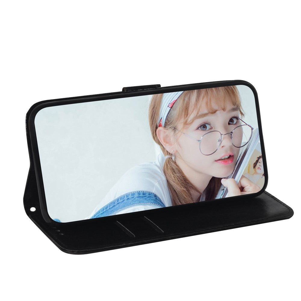 Pure Color Leather Phone Case with Wallet Stand for Samsung Galaxy A51