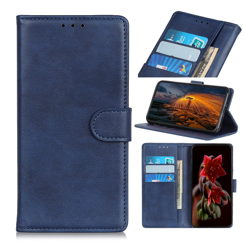 Matte PU-læderpungcover til Samsung Galaxy A71